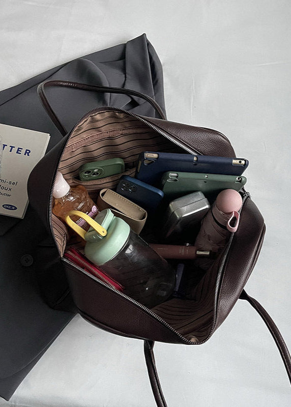 Structured Shoulder Bag Premium PU Leather