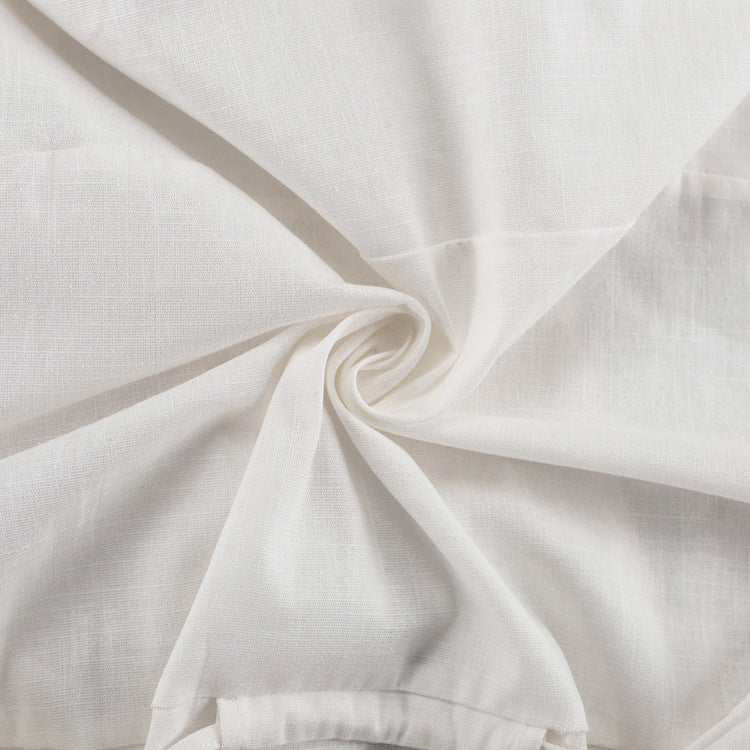 Trendy White Set with Cropped Design Shirt and Wide-Leg Pants