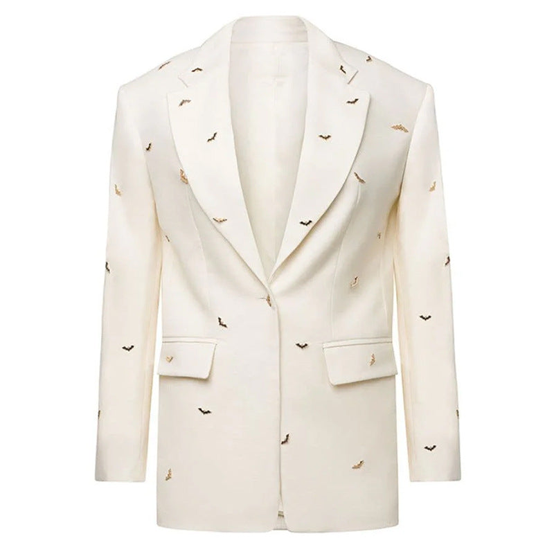 Batwing Beaded Blazer Jacket