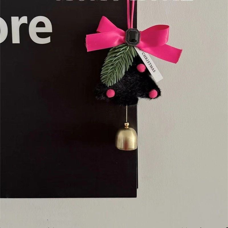 Elegant Bow Knot Christmas Tree Bell Door Hanging