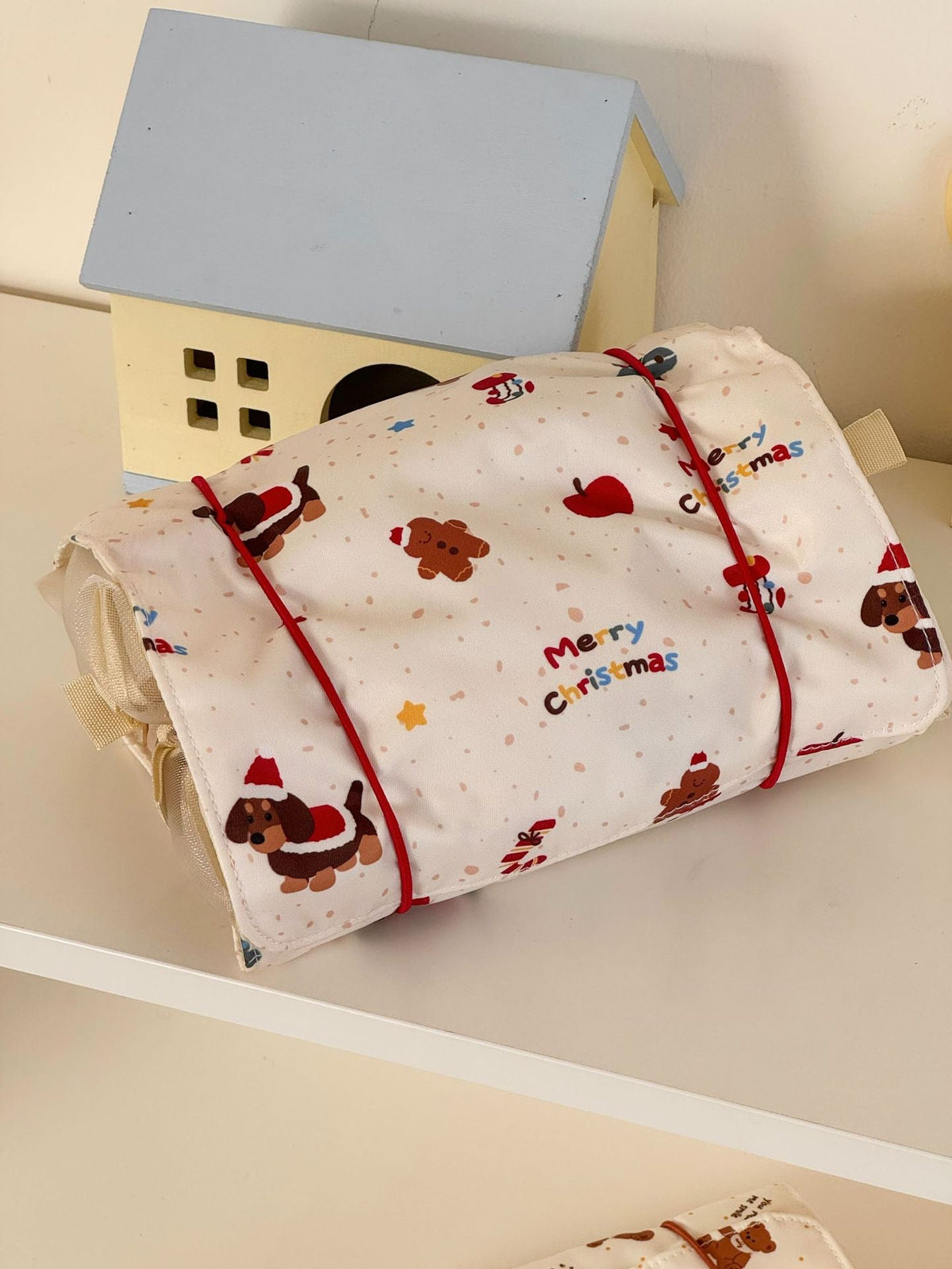 Cute Bear Makeup Bag Portable Large Capacity Travel Organizer