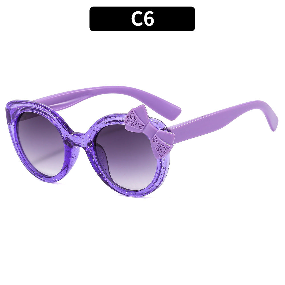 Cute Kids' Butterfly Knot Sunglasses UV400 Protection