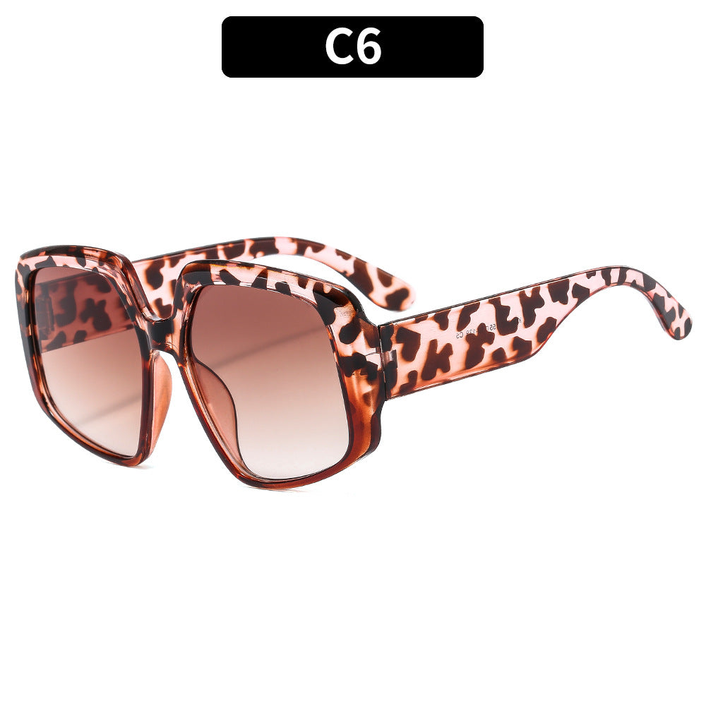 Trendy Oversized Oval Sunglasses for Women