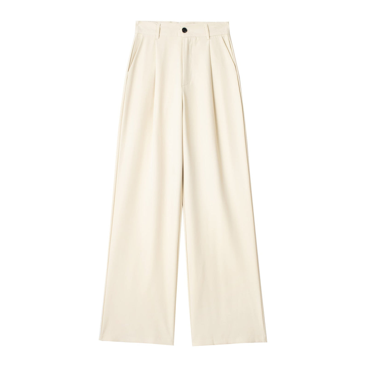 Casual High Waisted Pleated Loose Dress Pants