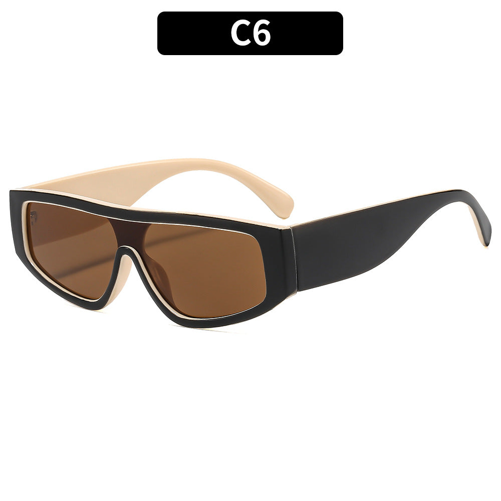 Stylish Oversized Retro Sunglasses with UV Protection