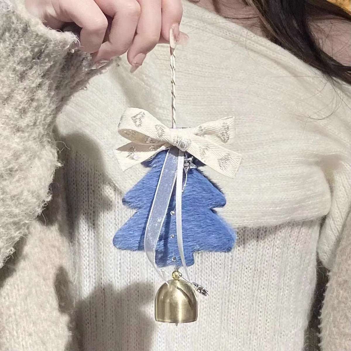 Christmas Tree Jingle Bell Bow Door Decoration