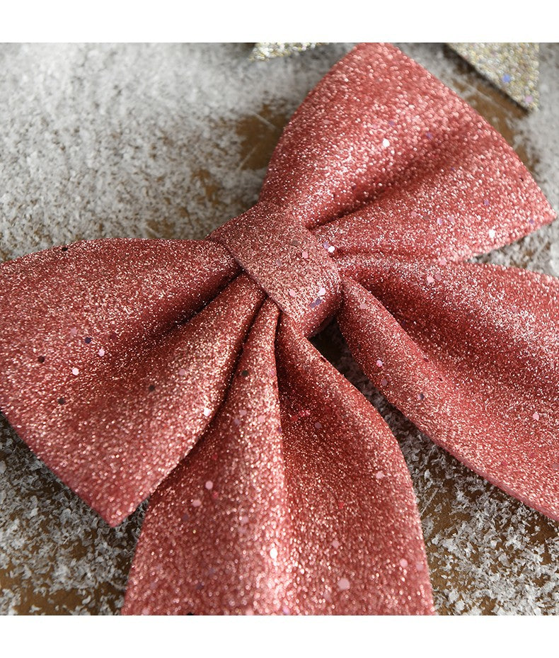 Sparking Bow Knot Christmas Tree Wall Hanging
