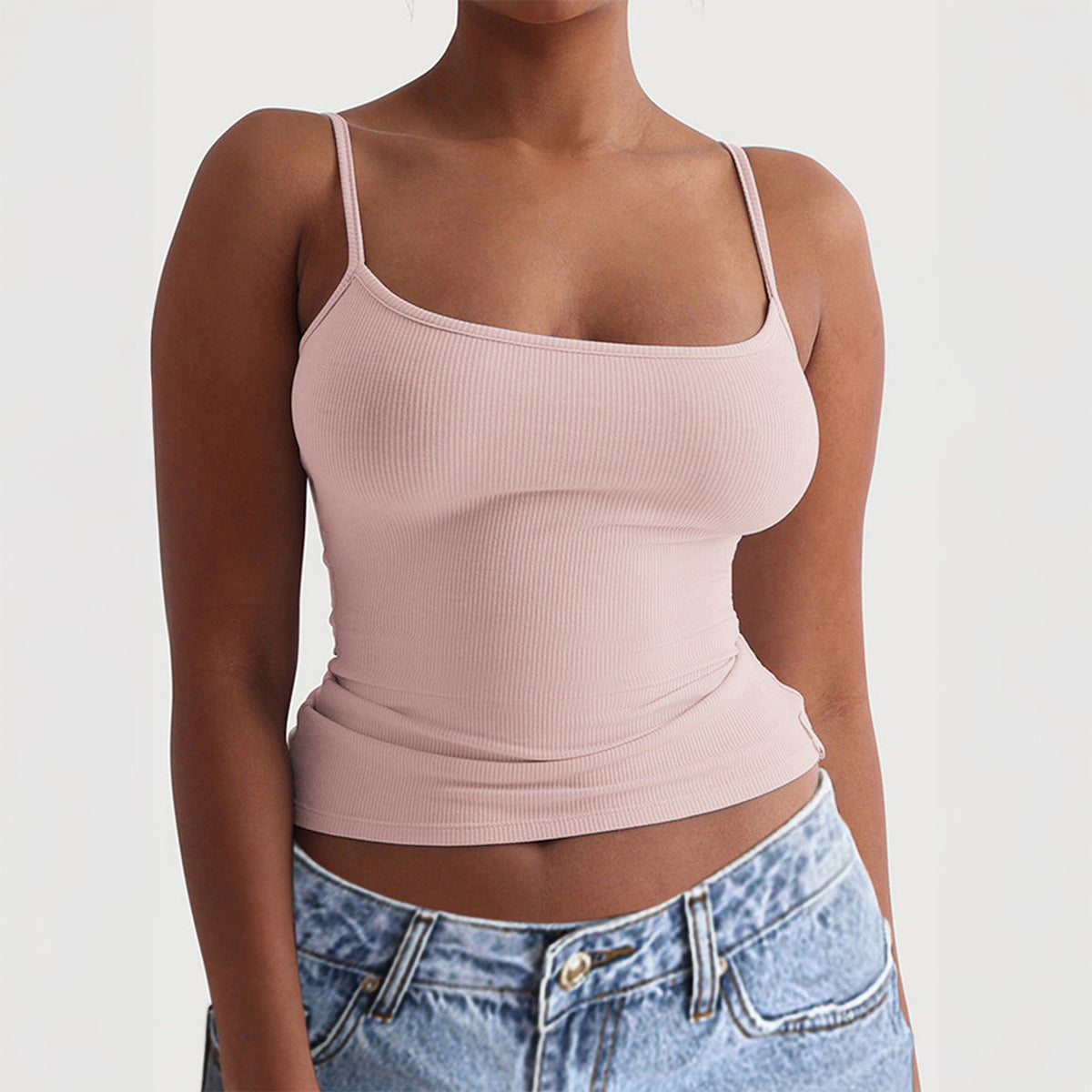 Women's Casual Yoga Tank Top - Slim Fit Stretchable Design
