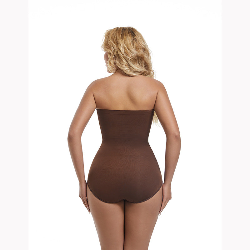 Seamless Wrap Bodysuit With Waist Control And Adjustable Features