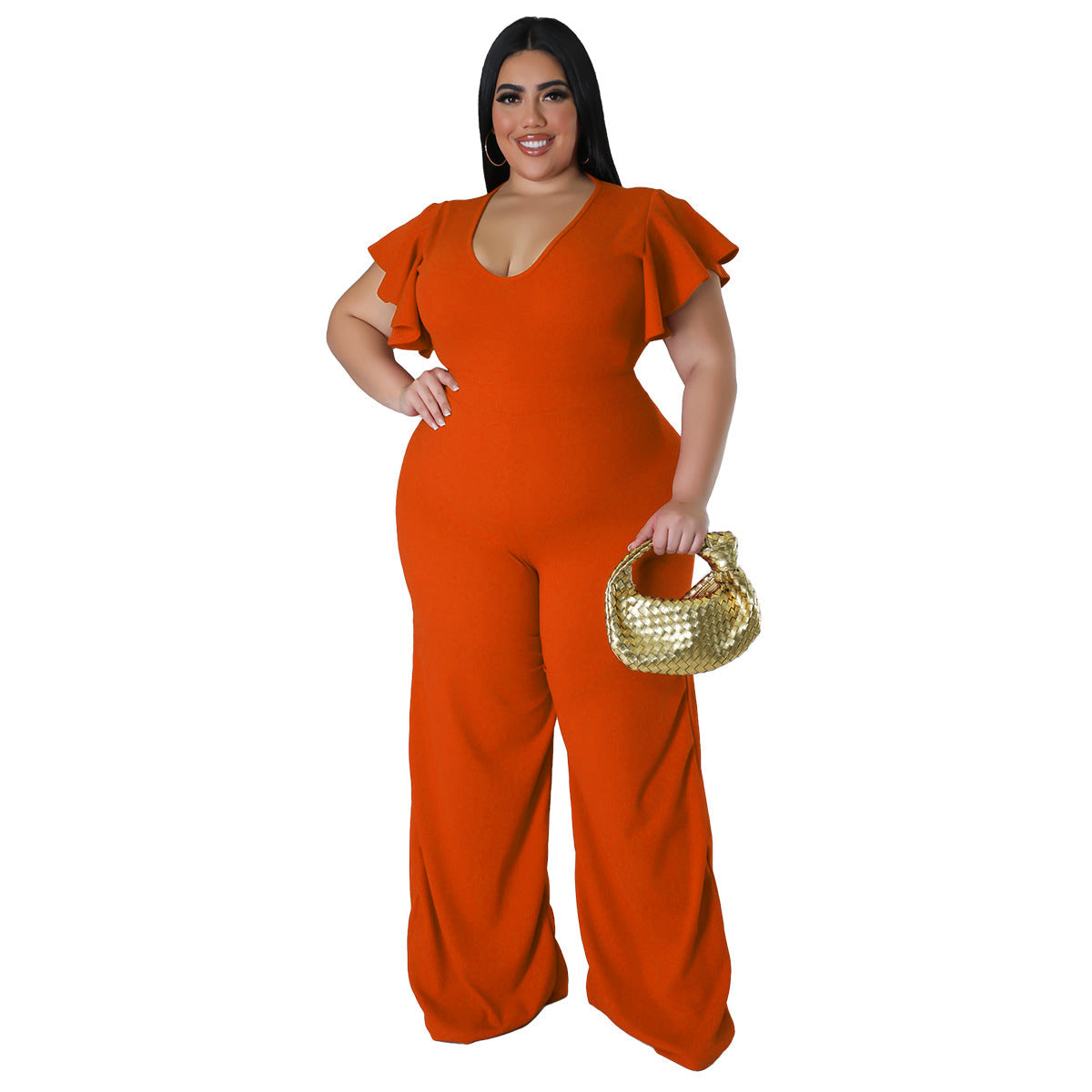 Plus Size Wide Leg Pants Comfortable Casual All-Season Trousers