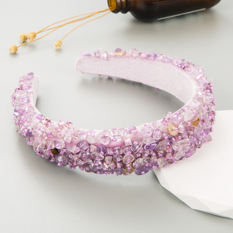 Baroque Handcrafted Fabric Headband for Women