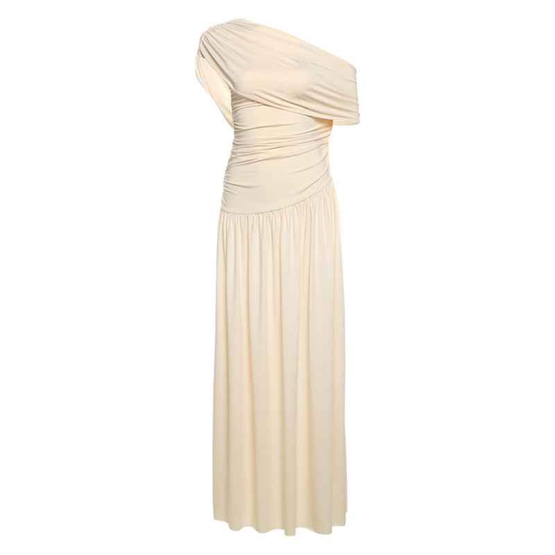 Elegant Off-Shoulder Long Dress For Women