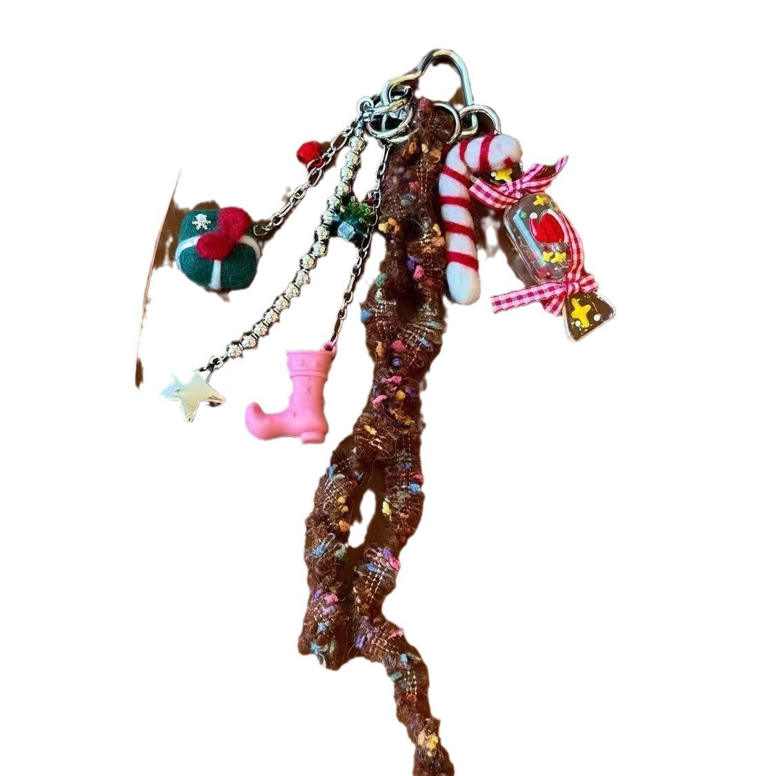 Cute Candy Pendant Beaded Tassel Bag Charm