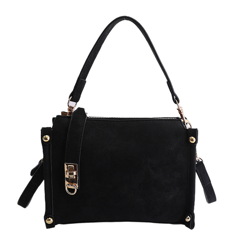 Trendy Candy Color Mini Tote Bag Stylish Commuter Bag