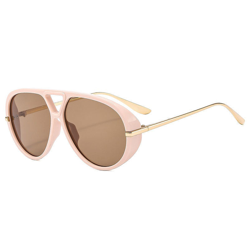 Trendy Oversized Squared Sunglasses UV400 Fashion Accessory