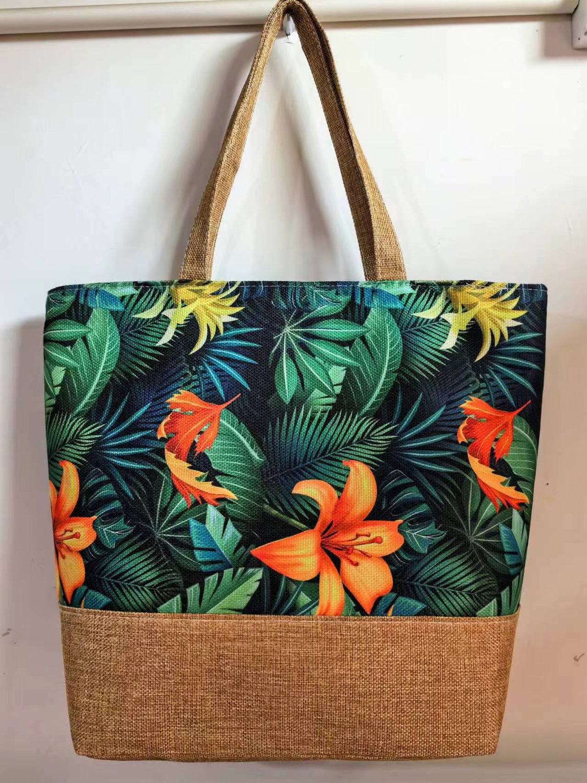 Fashion Canvas Tote Bag Artistic Shoulder Bag