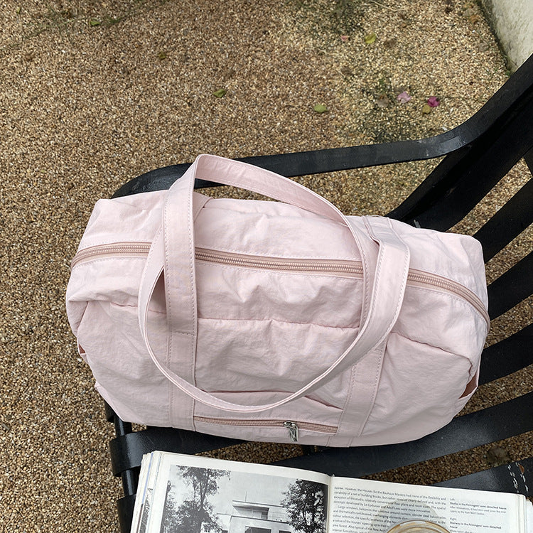 Minimalist Large Capacity Nylon Travel Tote Bag