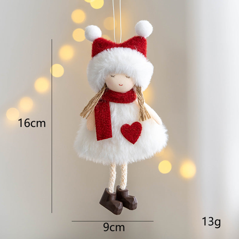 Cute Plush Reindeer Doll Christmas Tree Hanging