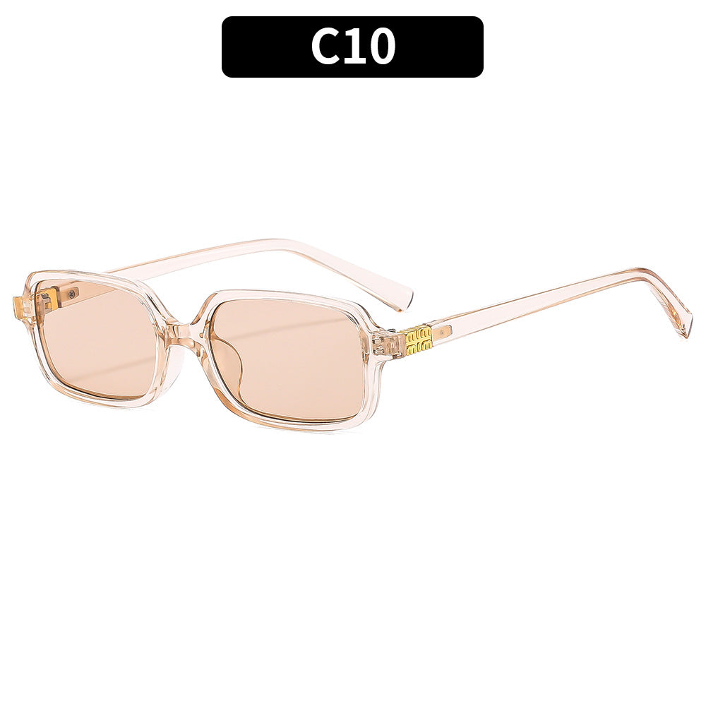 Retro Style Square Frame Sunglasses for Women - UV400 Protection