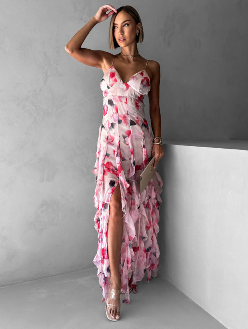 Fashionable Off-Shoulder Long Evening Dress With 3D Effect
