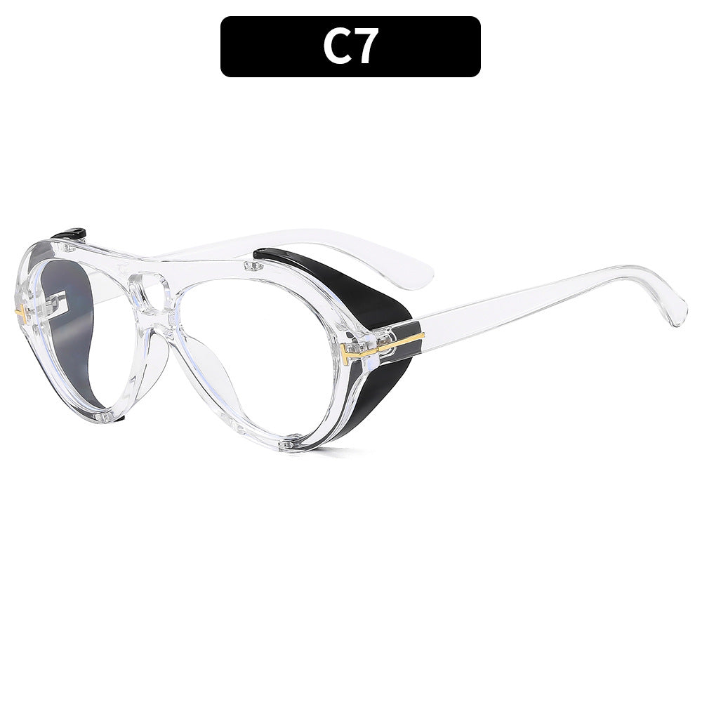 Trendy Double-Bridge UV400 Sunglasses Oversized Retro Style