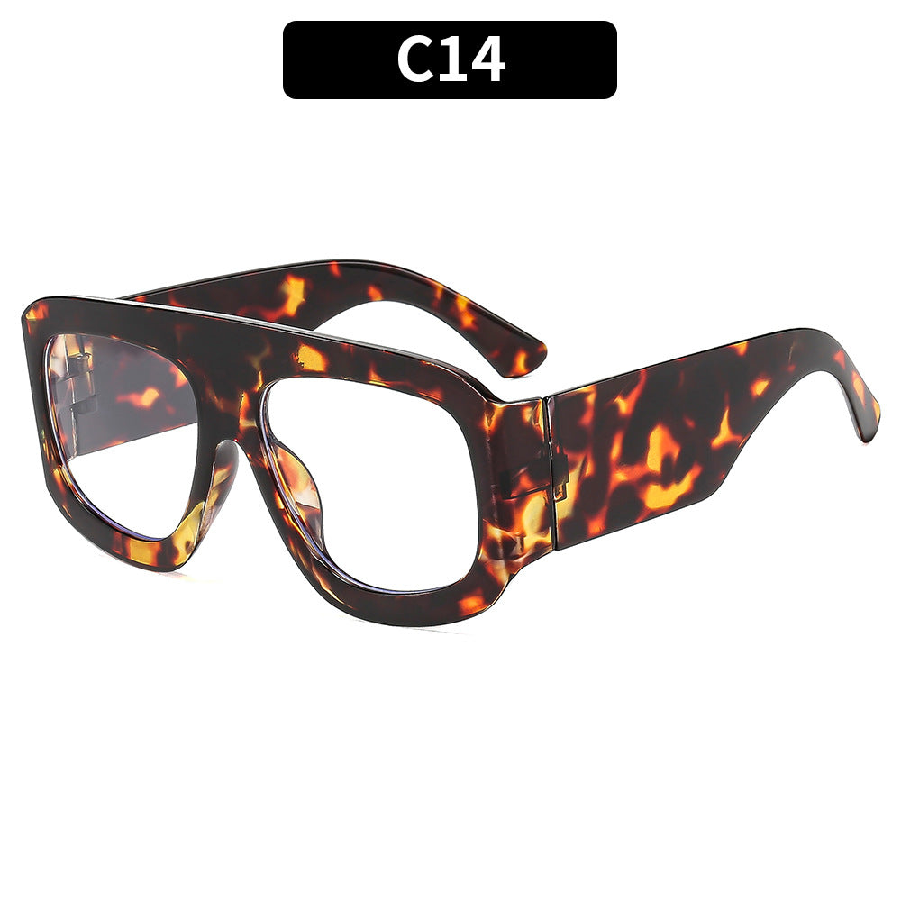 Trendy Square Frame UV400 Sunglasses Stylish Summer Eyewear