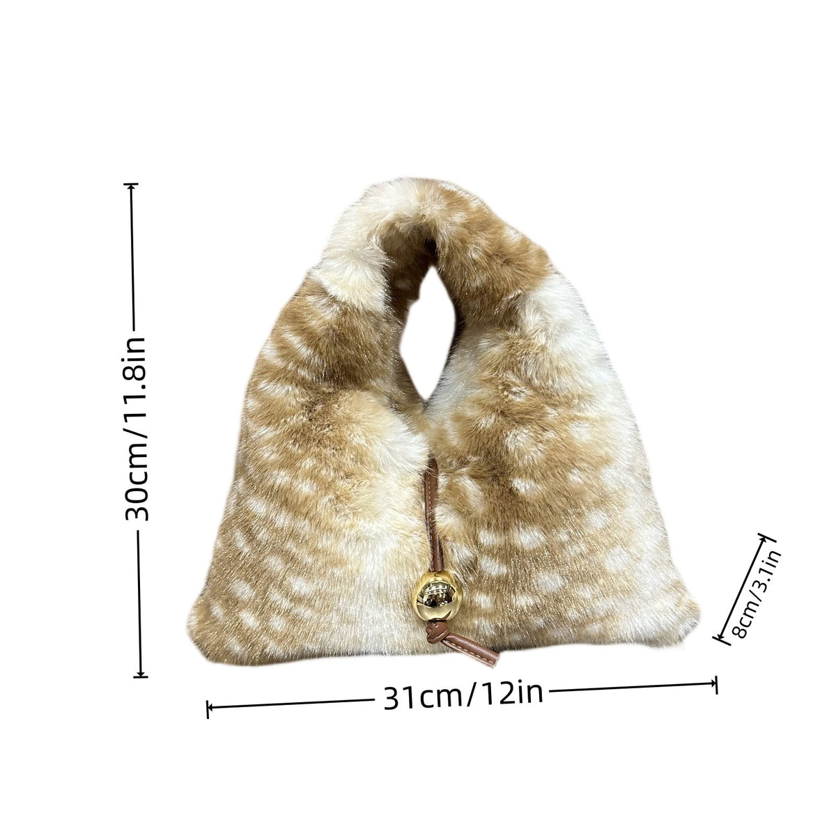Cute Furry Tote Fluffy Crossbody Bag