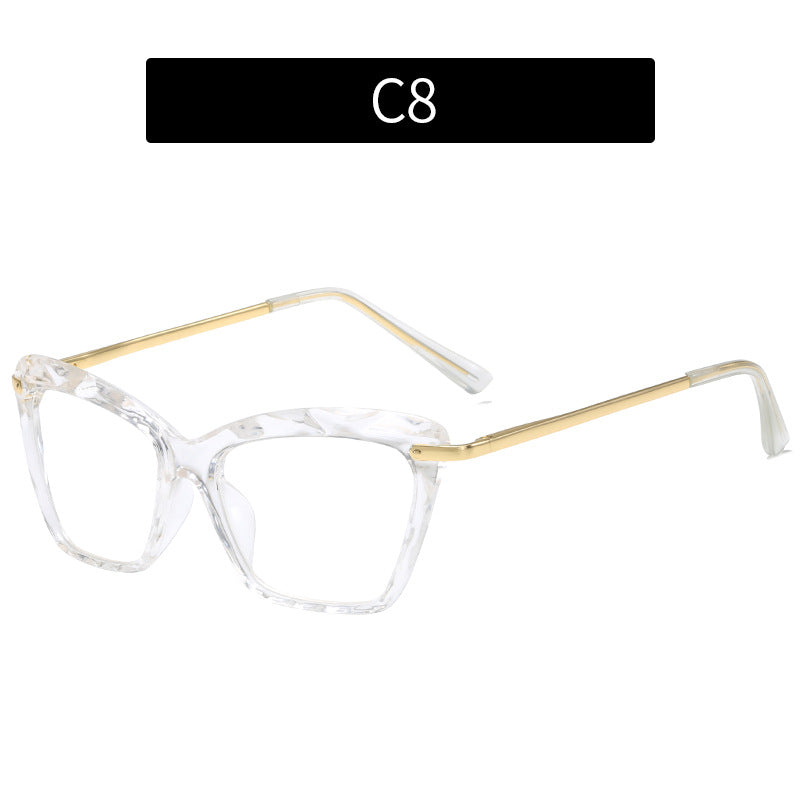 Fashionable Cat Eye Anti-Blue Light Glasses Trendy Optical Frame