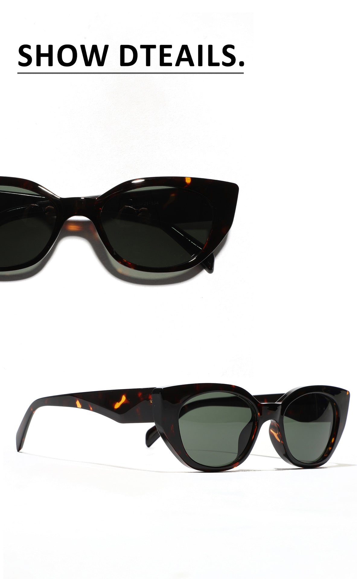 Punk Cat Eye Polarized Sunglasses
