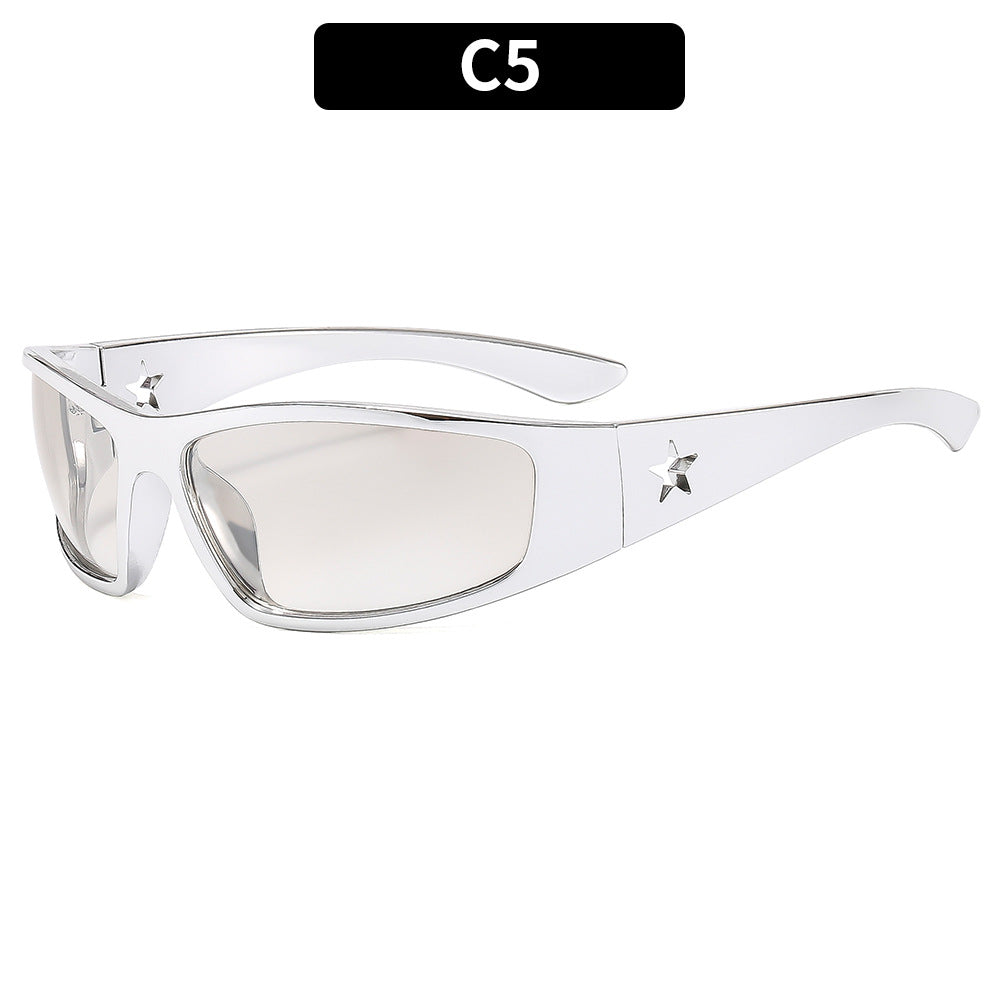 Trendy Y2K Styled Sunglasses Outdoor Futuristic Shades