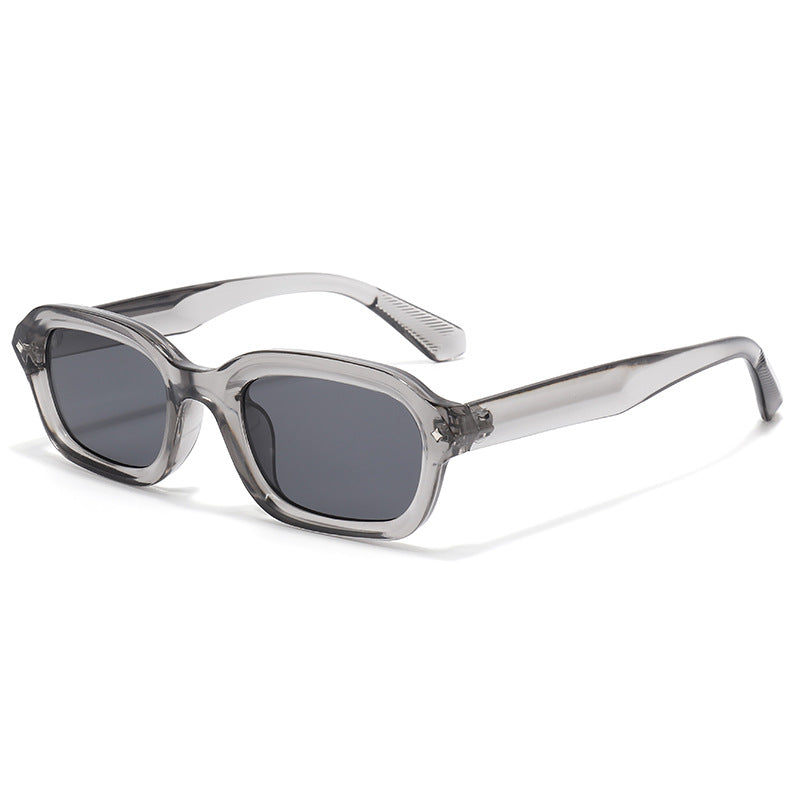 Narrow Frame Square Punk Sunglasses Trendy UV400 Protection