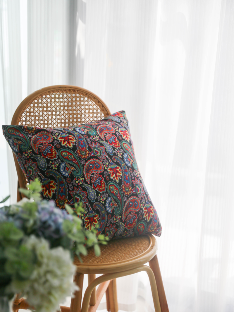 Cotton And Linen Ethnic Style South East Asia Sofa Throw Pillow Case Cushion Cover