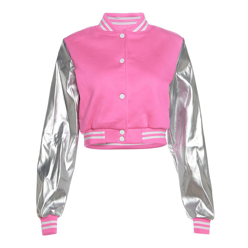 Fashion Embroidered Slim Fit Baseball Jacket