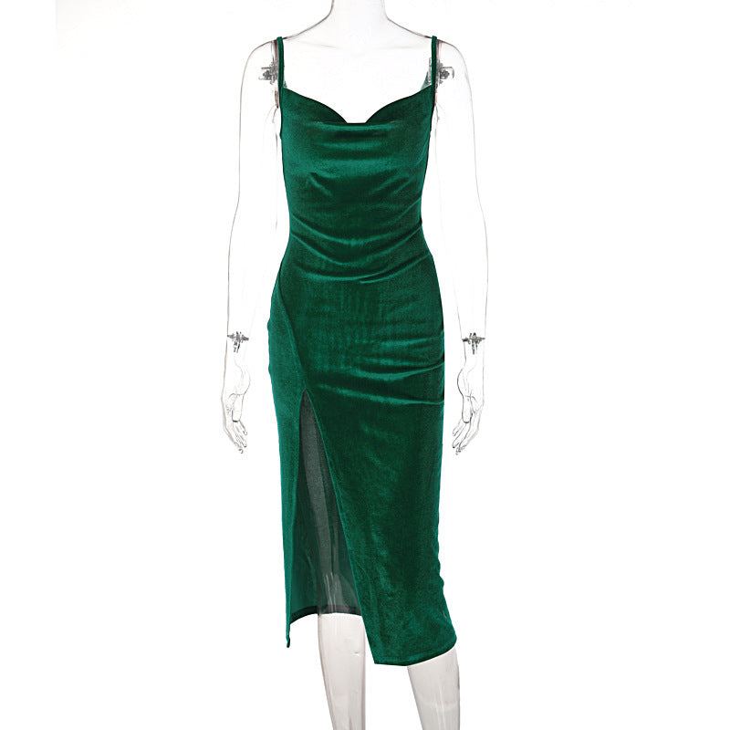 Elegant Sexy Slim-Fit Spaghetti Strap Dress
