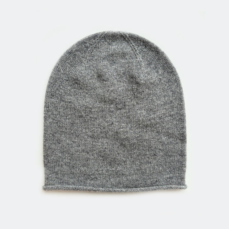 Trendy Solid Color 100% Australian Wool Knit Beanie