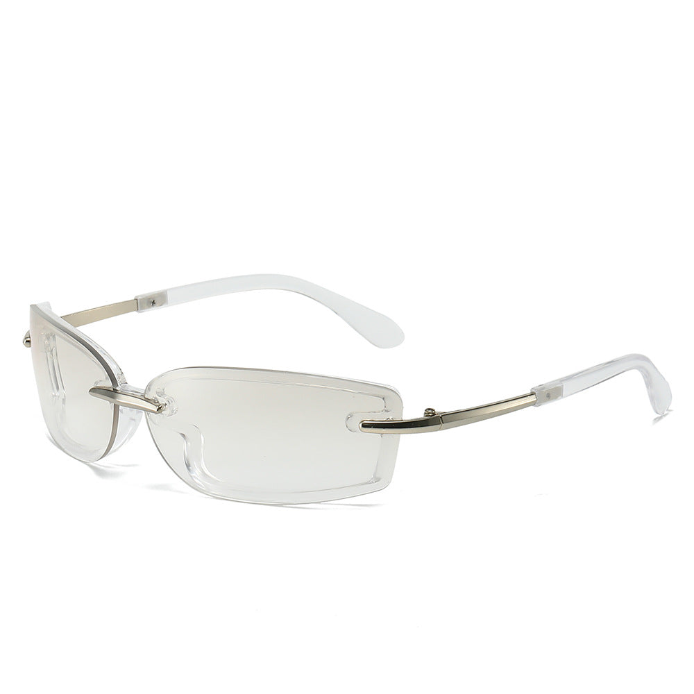 Futuristic Square Candy Color Sunglasses for Women