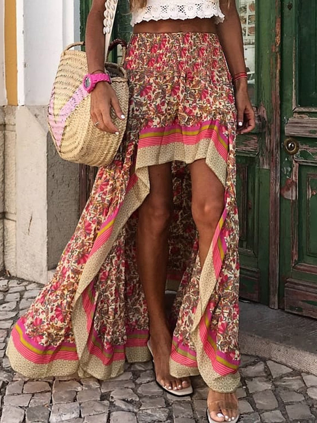 Justina Retro Style Skirt