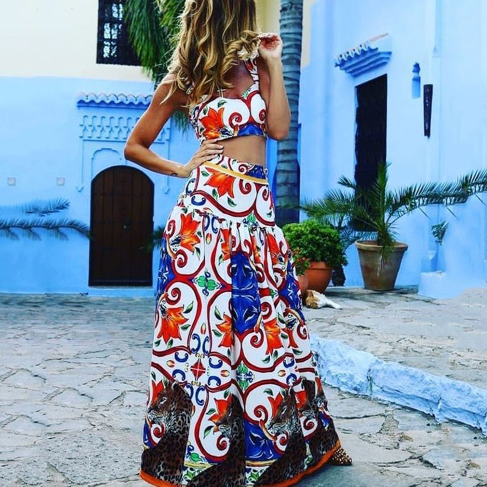 Vanessa Top & Skirt Set