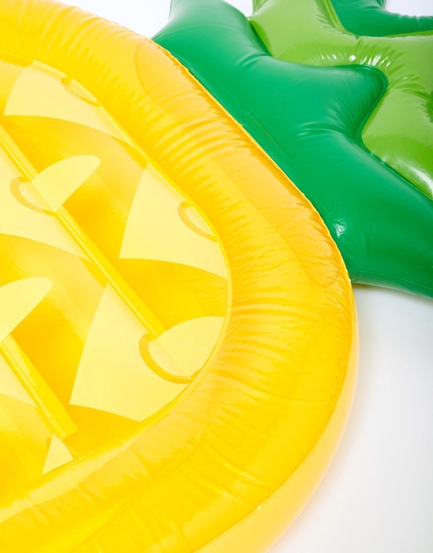 Pineapple Inflatable Floating Drainage Supplies Floating Bed Swimming Toy