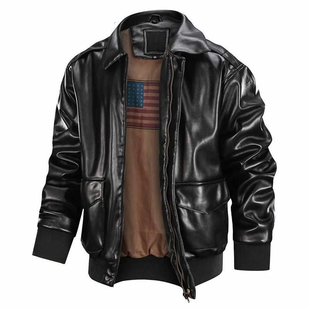 Sky Madrid Leather Flight Jacket