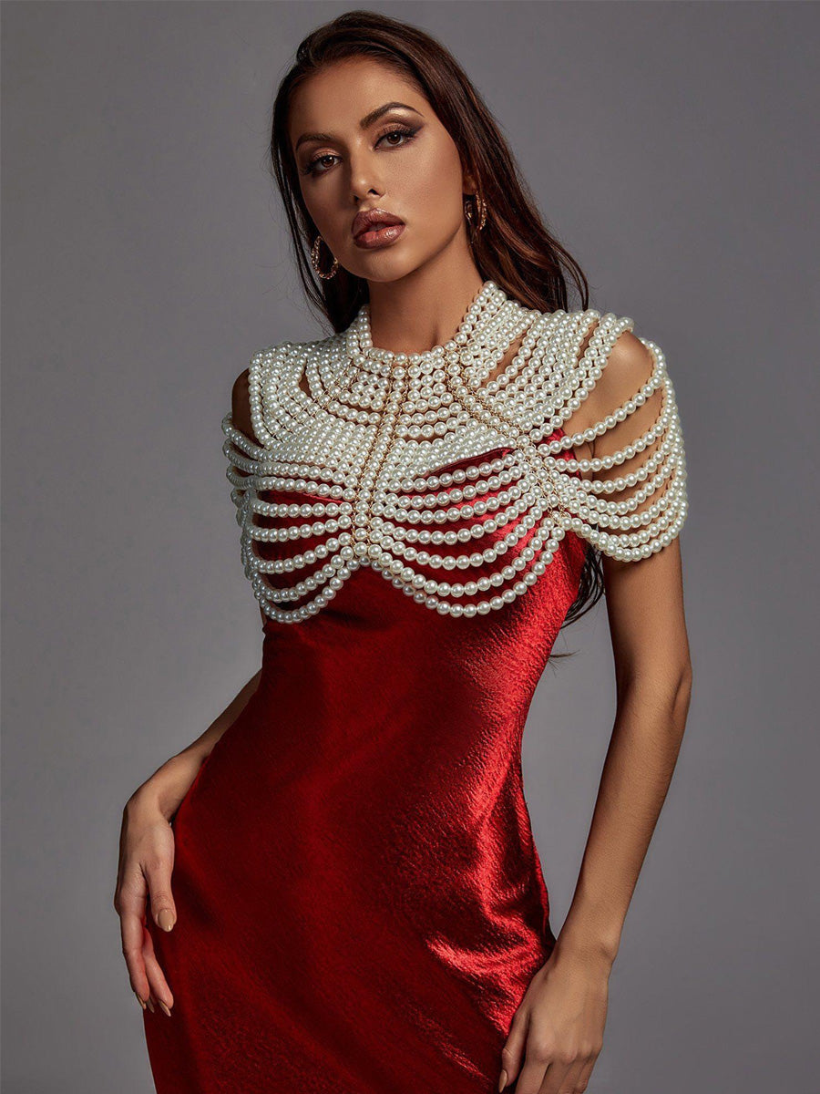 Katherine Pearl Shawl Top