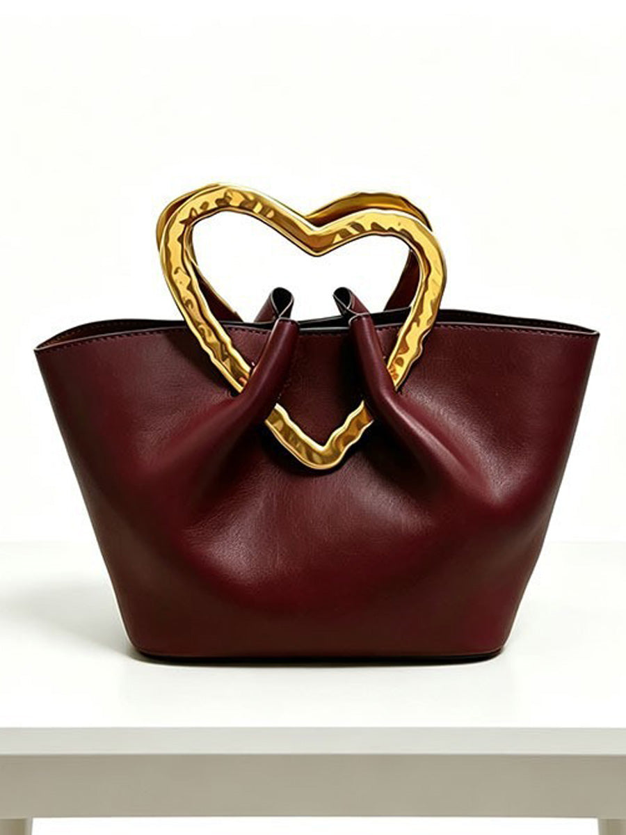 Sienna Exquisite Burgundy Soft Leather Tote Bag