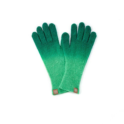Gradient Color Rainbow Knit Gloves