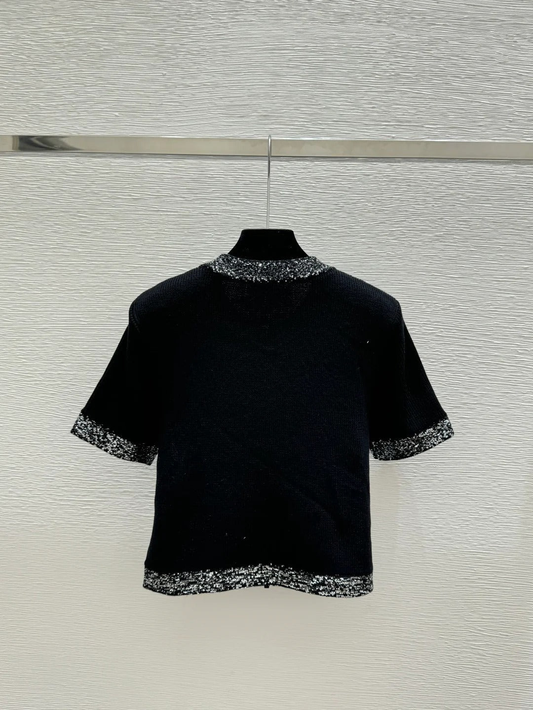 Miumiu 2026 Knit Sweater Black Wool Viscose
