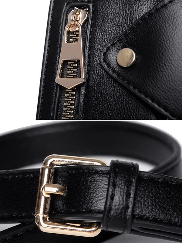 Original Stylish Rivets PU Shoulder Bag