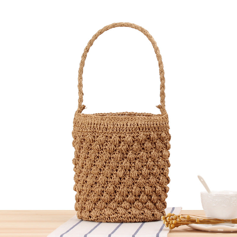 Crochet Market Bag Cute Bucket Bag