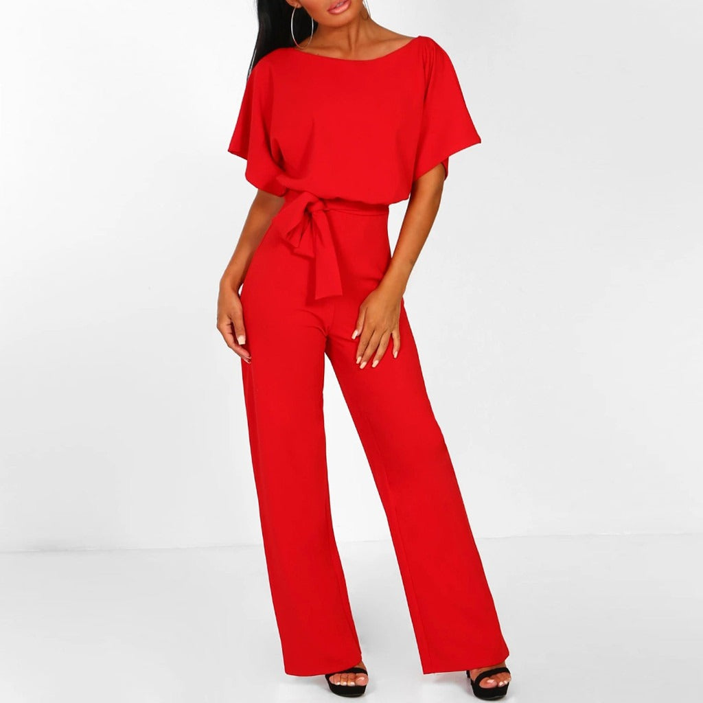 Elijah™ | Belted Wide-Leg Jumpsuit