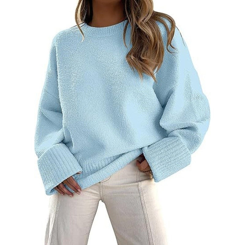Loose Solid Sweater