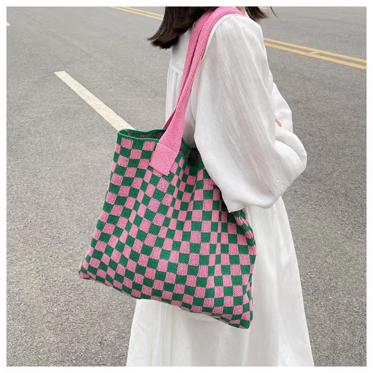 Crochet Tote Bag Large Capacity Tote Bag