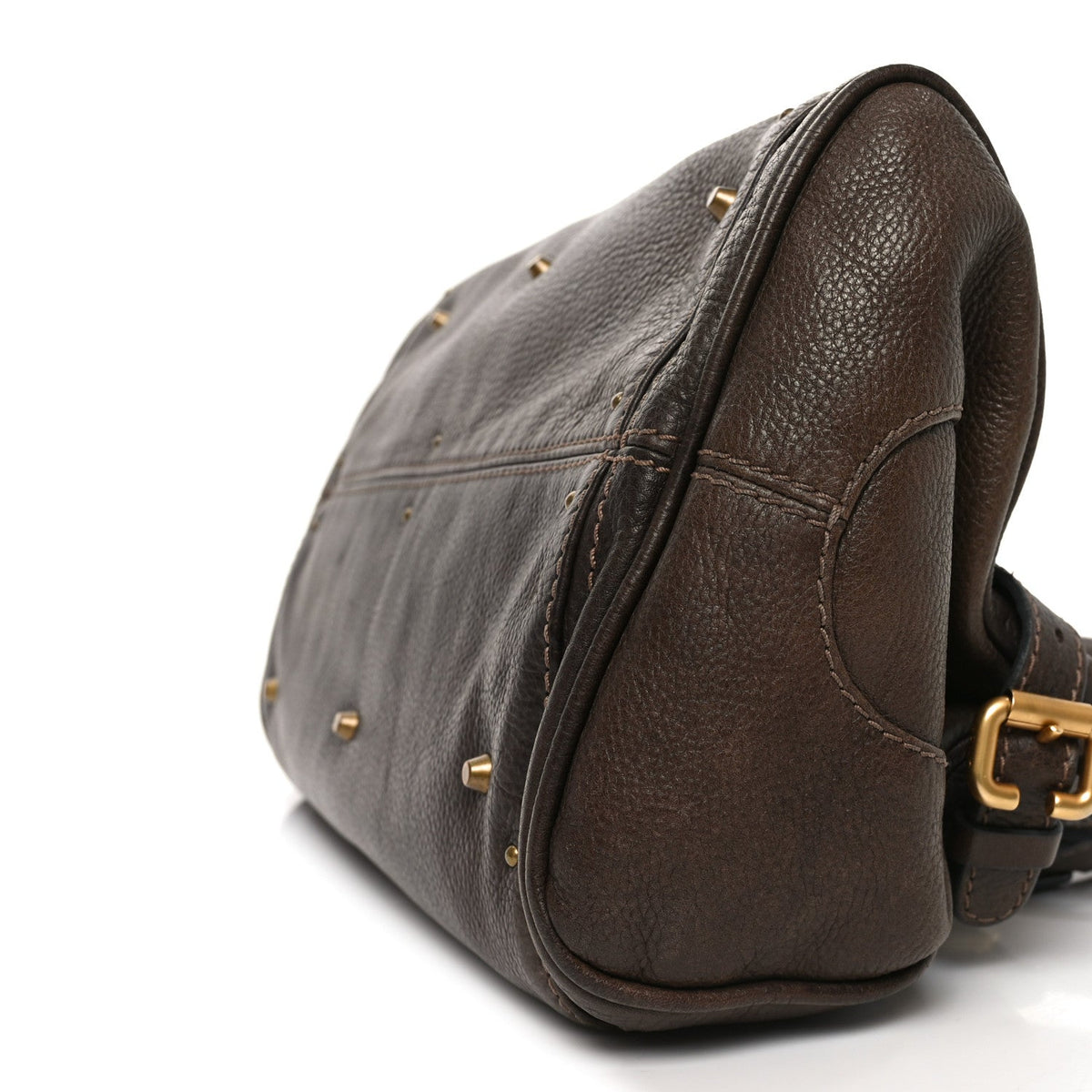 Calfskin Medium Paddington Satchel Chocolate
